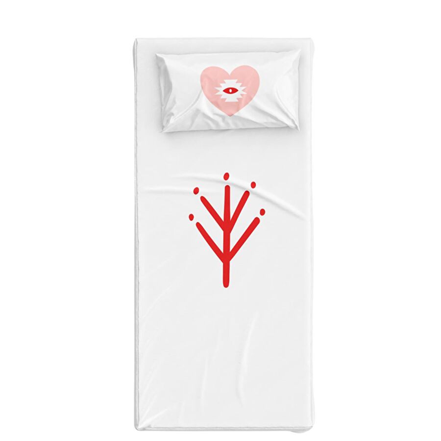 Itsy Bitsy Kids Rumiya Tek Kişilik Çarşaf Seti, Çok Renkli , 90x190cm