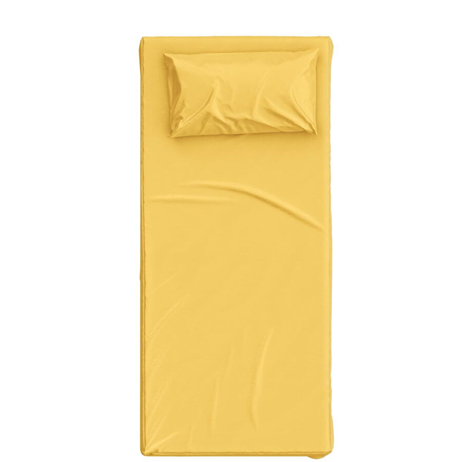 Itsy Bitsy Kids Basics Tek Kişilik Çarşaf Seti, Sarı , 90x190cm