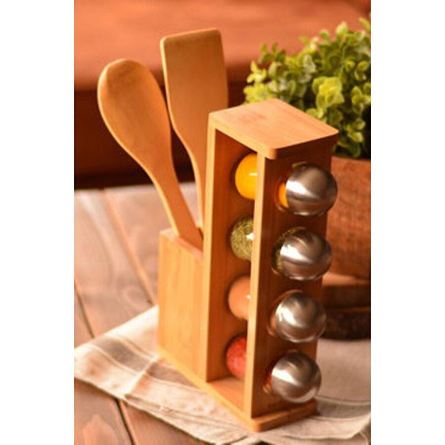 Bambum Sital 7 Parça Kaşıklıklı Baharat Seti