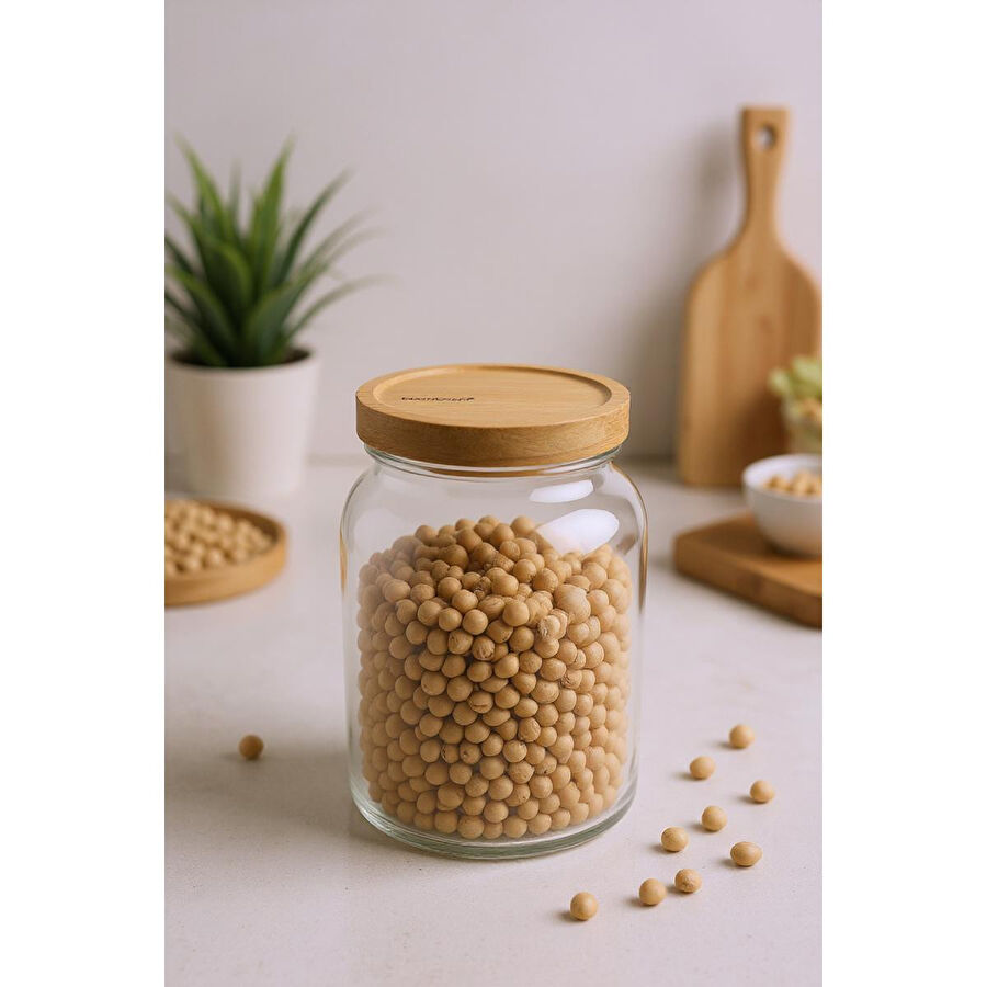 Bambum Amazone Cam Saklama Kabı 1300ml