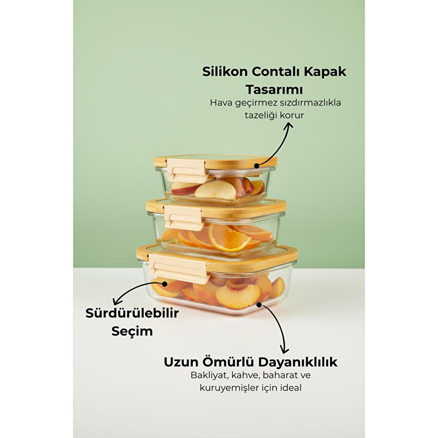 Bambum Moira 3'lü Saklama Seti