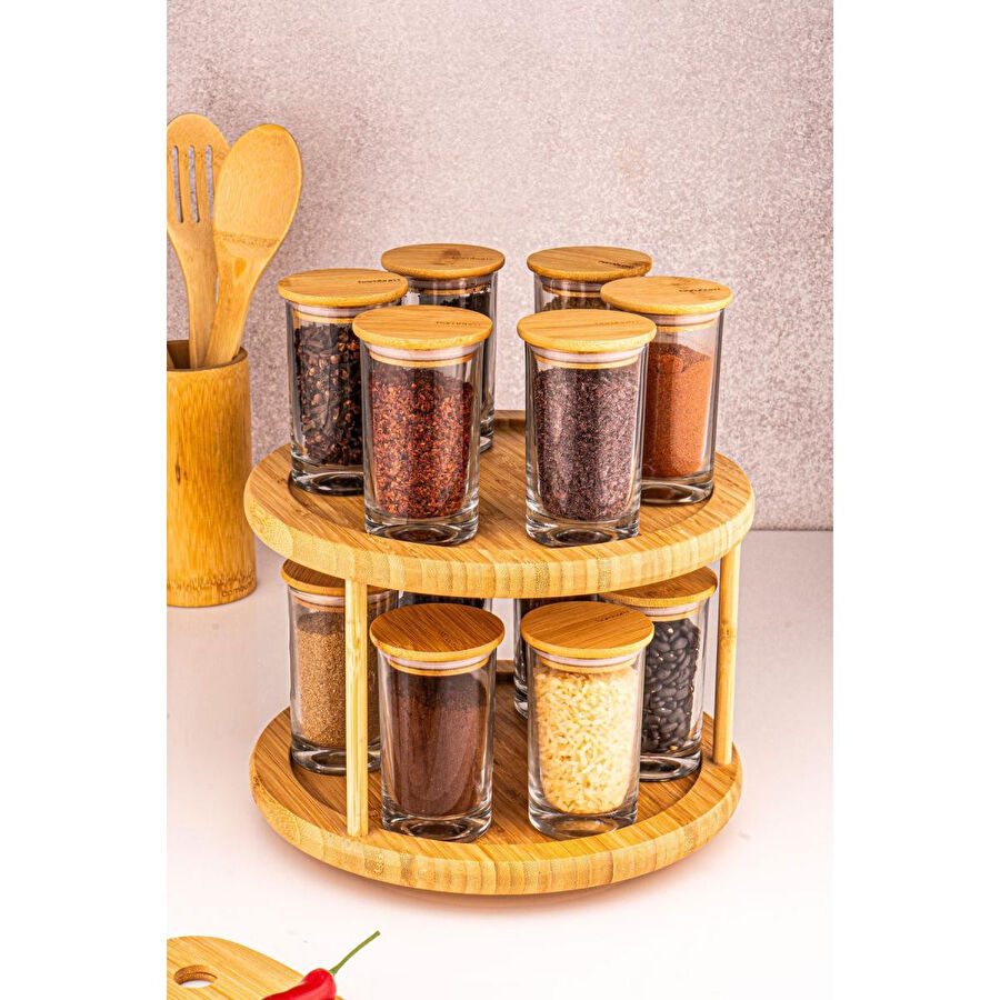 Bambum Lella 13 Parça Standlı Baharatlık Seti