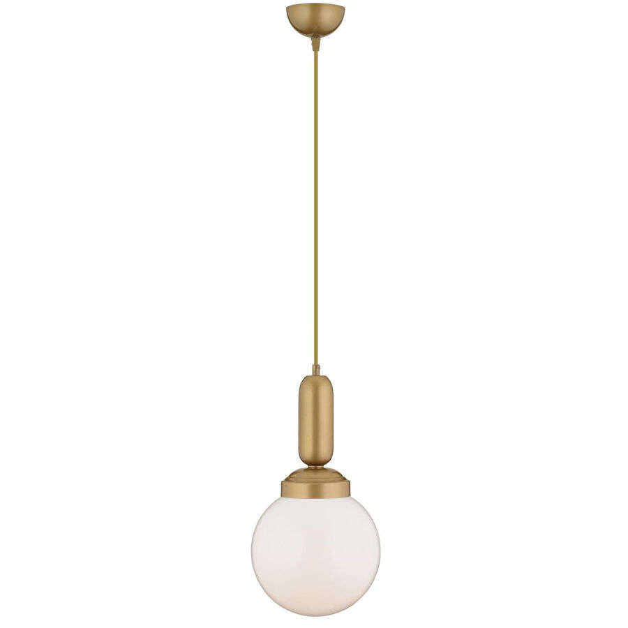 Apliqa Arlo Tekli Eskitme Camlı Modern Top Avize Sarkıt Mutfak Salon Sarkıt Avize