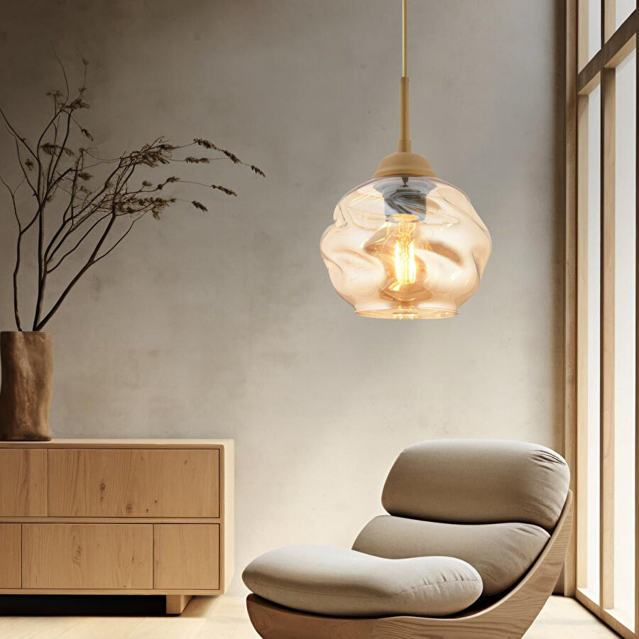 Apliqa Darko Tekli Eskitme Modern Sarkıt Oturma Odası Salon Sarkıt Avize