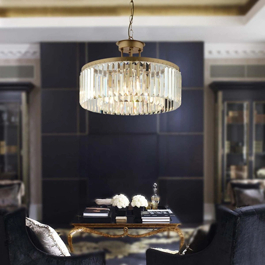 Apliqa Kanvas 45'lik Eskitme Kristalli Taşlı Modern Tasarım Kristal Salon Avize