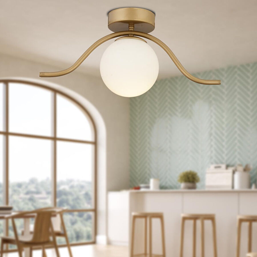 Apliqa Zeyna Eskitme Tekli Modern Plafonyer Genç Odası Mutfak Yatak Odası Avize