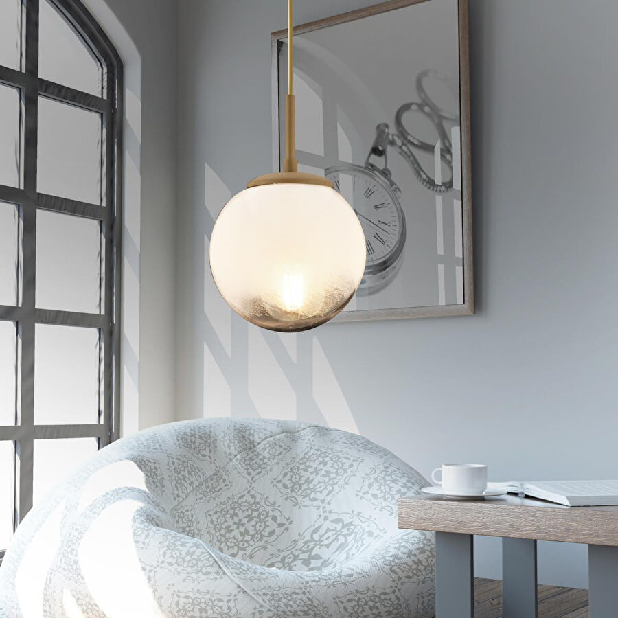 Apliqa Mirsad Tekli Eskitme Retro Modern Tekli Sarkıt Avize