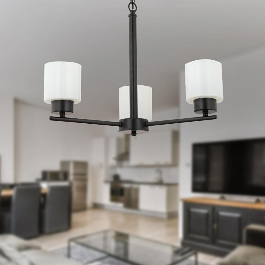 Apliqa Lima 3 Kollu Modern Yatak Odası Mutfak Salon Avize