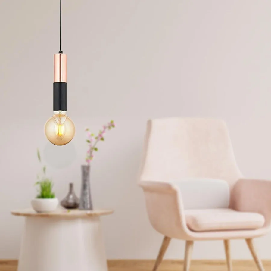 Apliqa Miranda Tekli Bakır Modern Sarkıt Mutfak Salon Sarkıt Avize