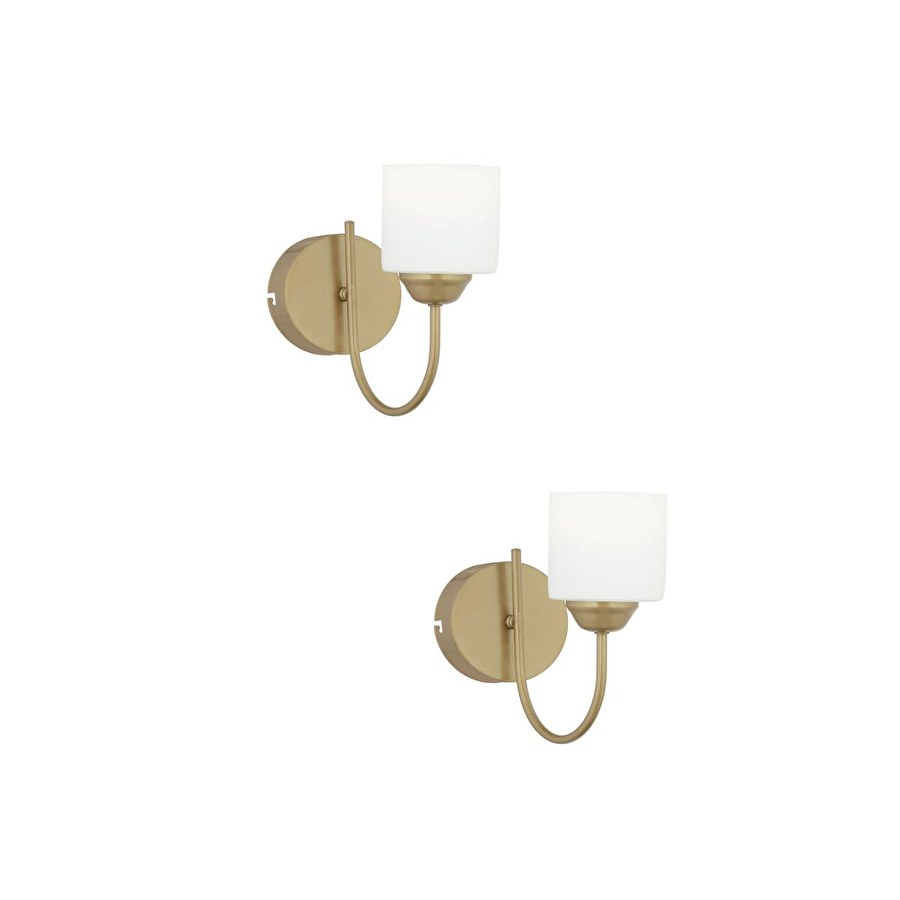 Apliqa Esila Eskitme Boyalı 2'li Aplik Seti Yatak Odası-yatak Başı,cafe,restoran Için Duvar Lambası