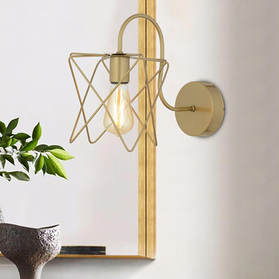 Apliqa Mondi Eskitme Tekli Aplik Duvar Lambası