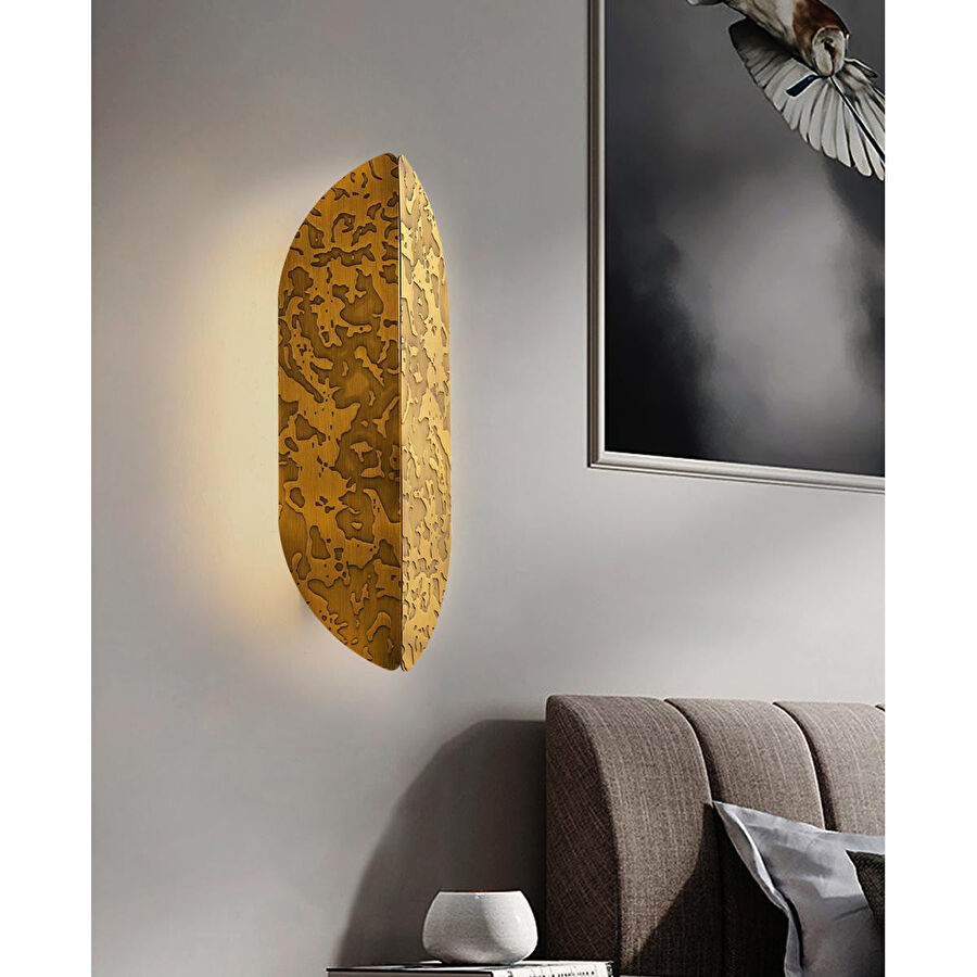 Apliqa Elara Gold Modern Salon, Yatak Başı Led Aplik