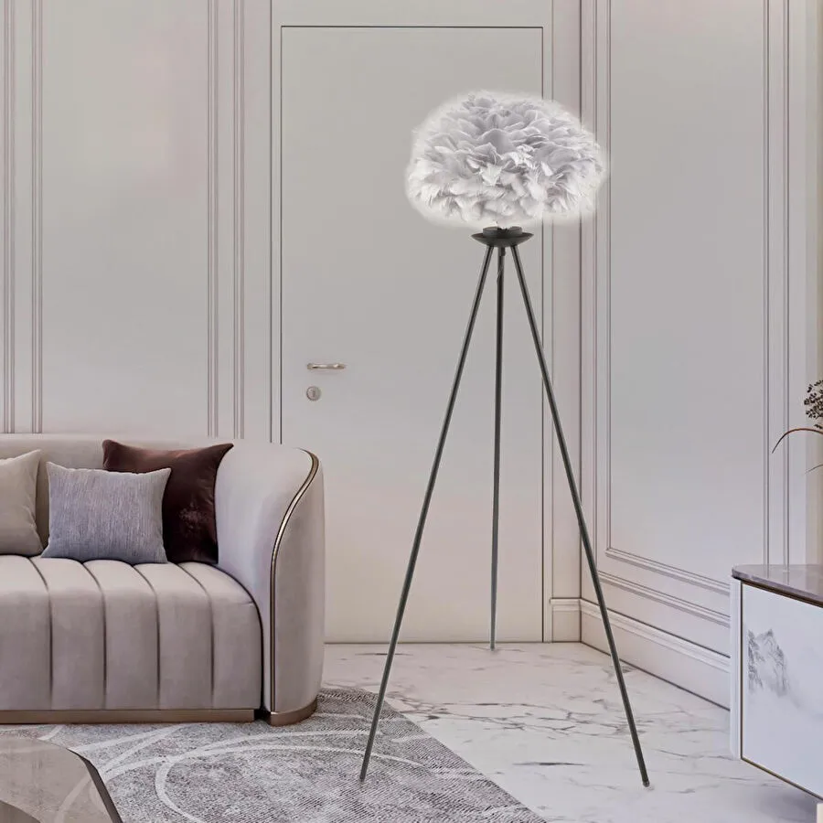 Apliqa Belenay Si̇yah Lambader Modern Oturma Odası, Yatak Odası, Salon Lambader