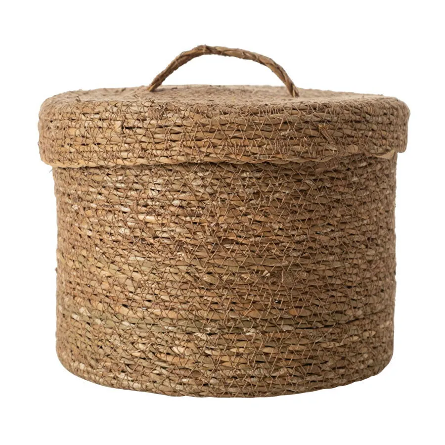 Mudo Home Simon Kapakli Düzenleyi̇ci̇ Naturel 22x22x17