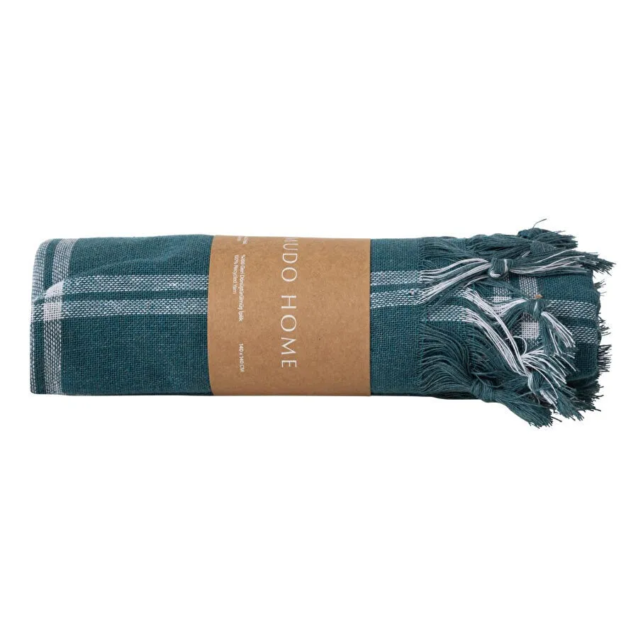 Mudo Home Emma Yeşi̇l Çok Amaçli Örtü 140x140