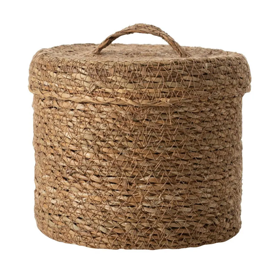 Mudo Home Simon Kapakli Düzenleyi̇ci̇ Naturel 17x17x15