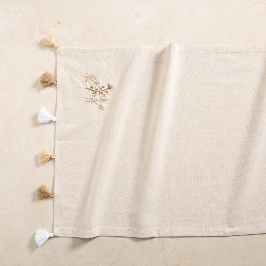 Mudo Home Bessy Nakişli Runner Ekru 50x130