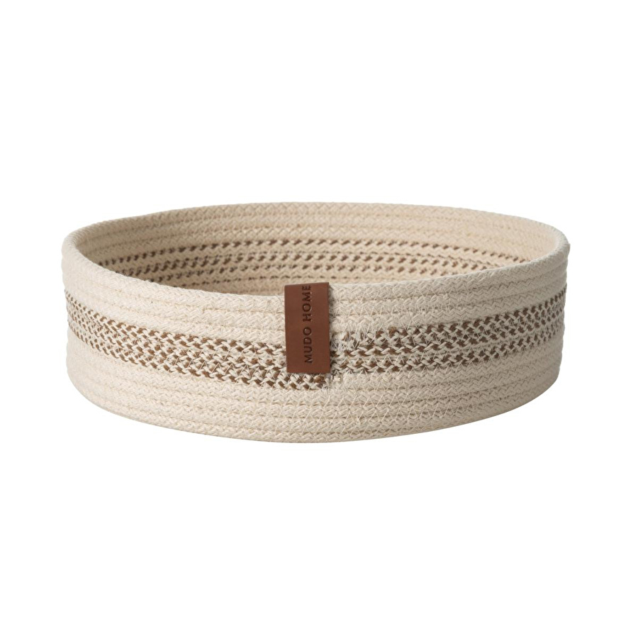 Mudo Home Venus Düzenleyi̇ci̇ Sepet Bej Ekru 8x25