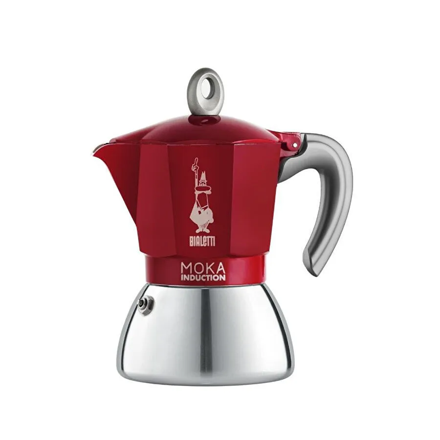 Bialetti İndüksiyon Mokapot Kırmızı 2 Cup