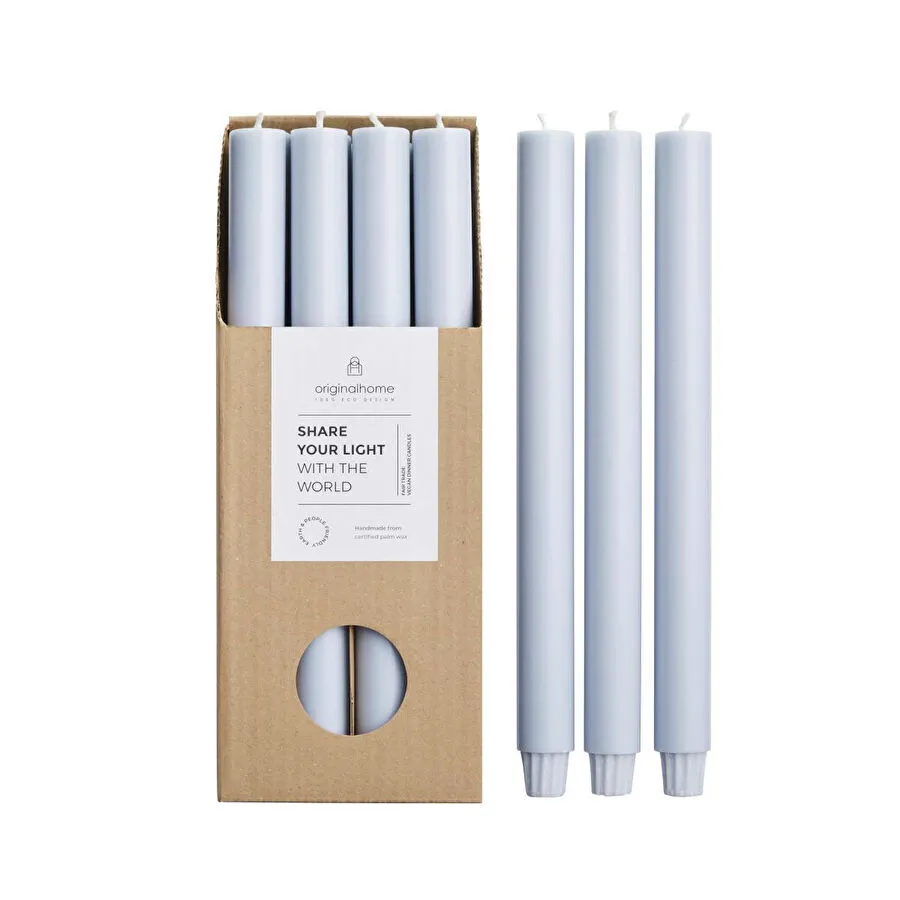 The Mia Uzun Şamdan Mumu Mavi 30 Cm