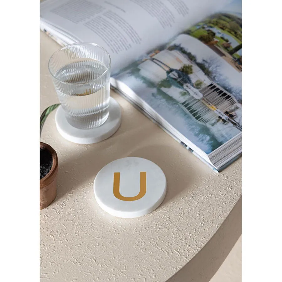 The Mia Mermer Bardak Altlığı U