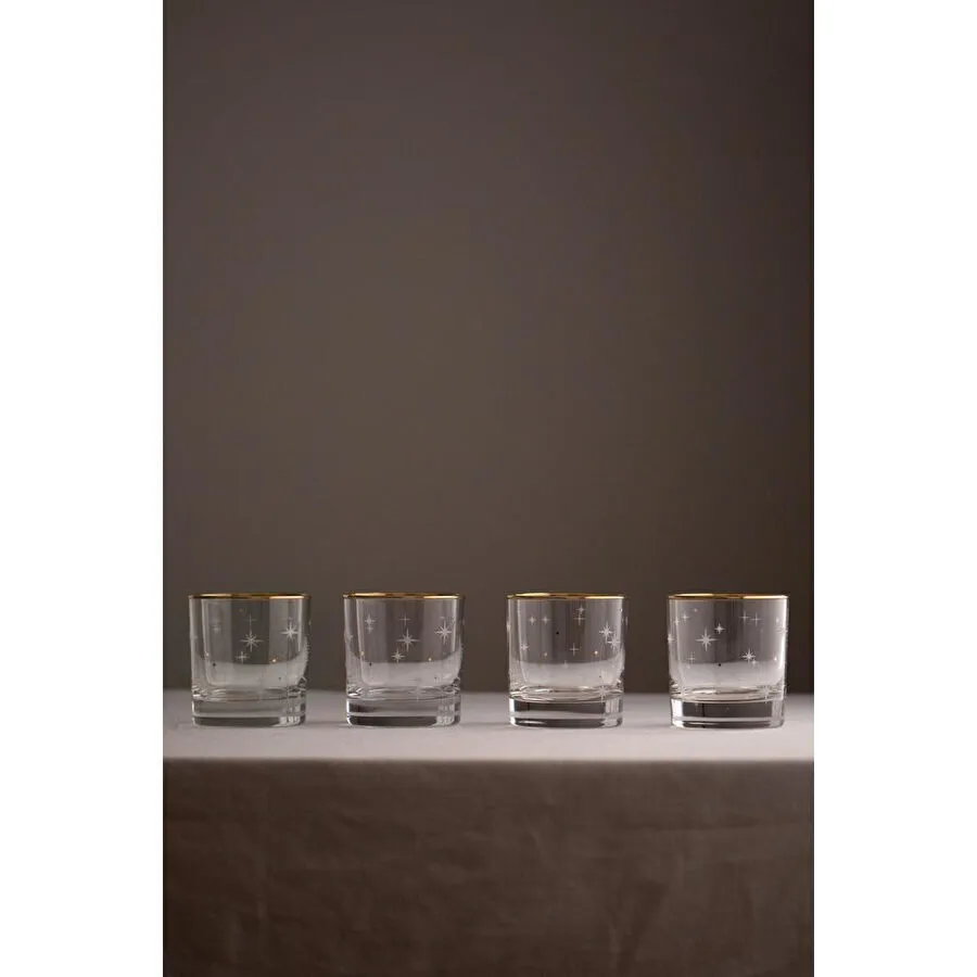 Rakle Star 4'lü Su Bardağı Seti 300 Cc