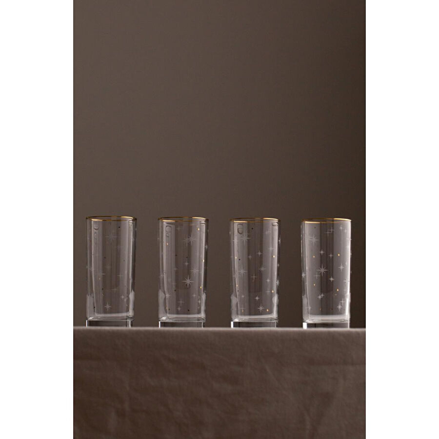 Rakle Star 4'lü Meşrubat Bardağı Seti 380 Cc