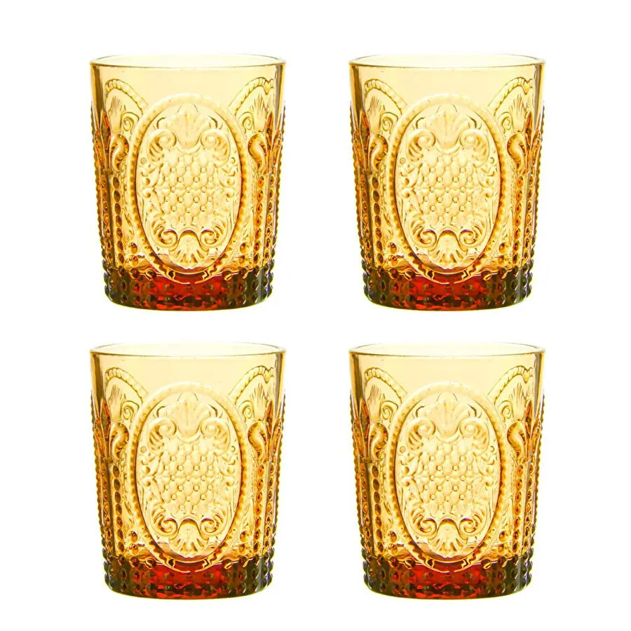 Lucky Art Velora Lucky Art 4lu Cam Su Bardagı Seti Amber