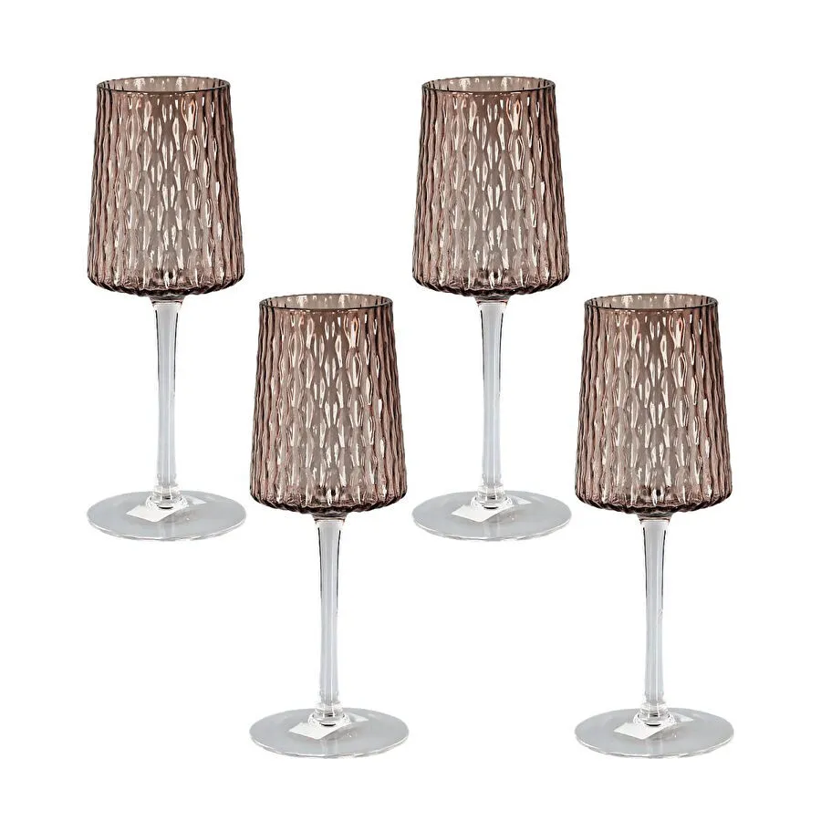 Lucky Art Rosea Lucky Art 4lu Cam Kadeh Seti Mocha