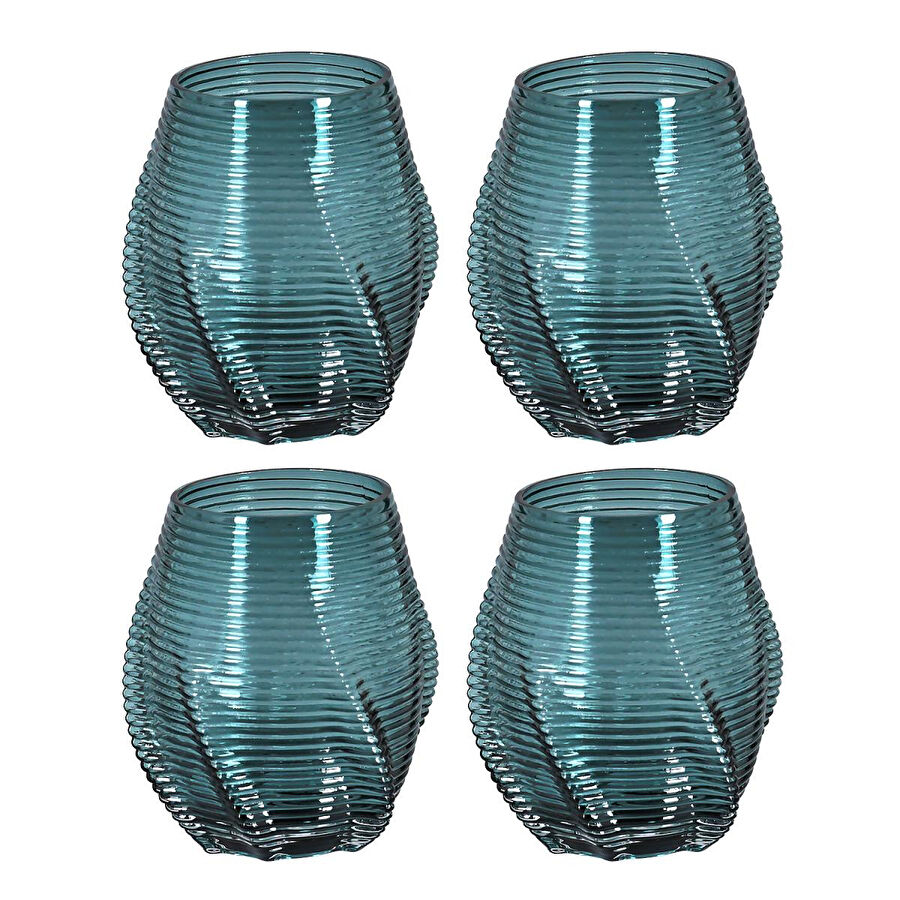 Lucky Art Florence Lucky Art 4lu Cam Su Bardagı Seti Mavi