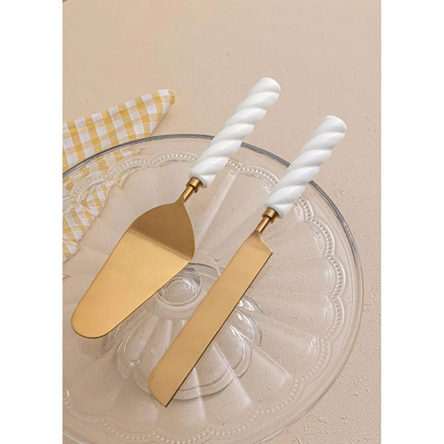 The Mia Column Pasta Servis Takımı 2 Parça