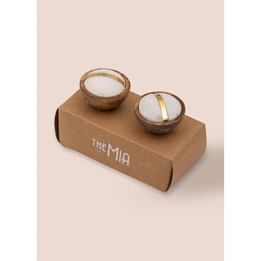 The Mia Mermer Çekmece Ve Dolap Kulbu 2li Set Klp21