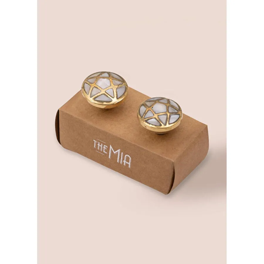 The Mia Pirinç Çekmece Ve Dolap Kulbu 2li Set Klp19