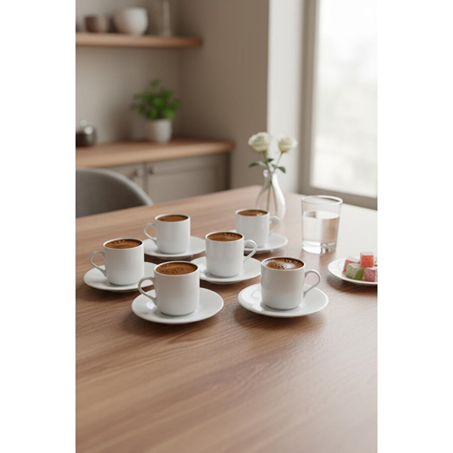 Bernardo Hermes 6 Kişilik Fincan Takımı