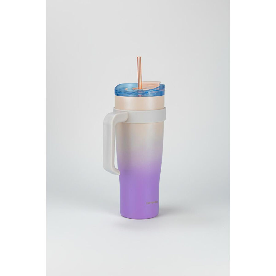 Bernardo Alto Pipetli Termos Bardak Pembe 1000ml