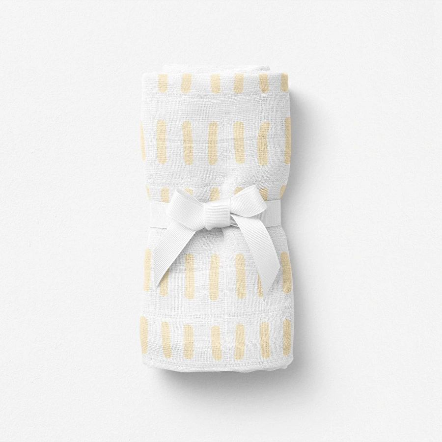 Itsy Bitsy Kids Amulet Lemon Lines , Müslin Bebek Örtüsü , 70x70 Cm