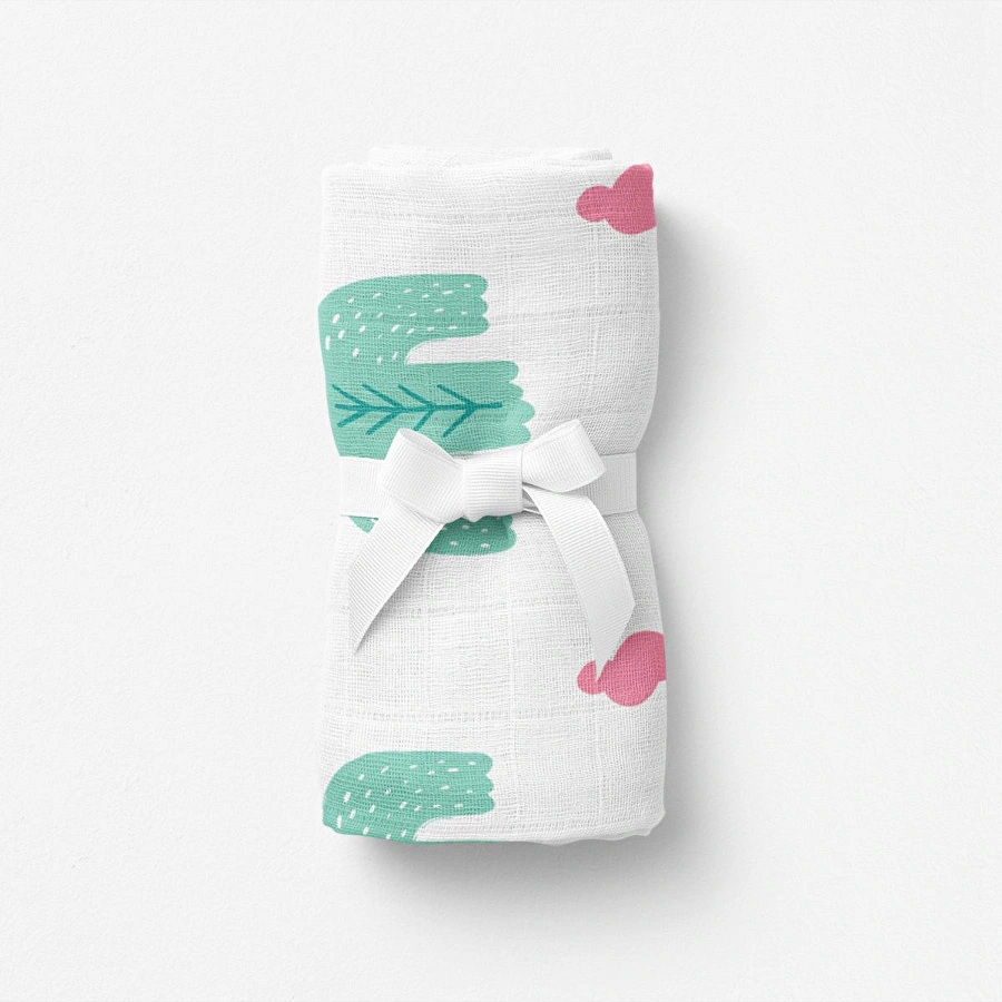 Itsy Bitsy Kids Bird Of Life Mint , Müslin Bebek Örtüsü , 70x70 Cm
