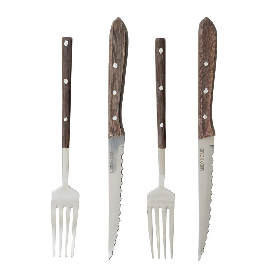 Mudo Home Steak Biçak & Çatal  seti̇ 2li̇