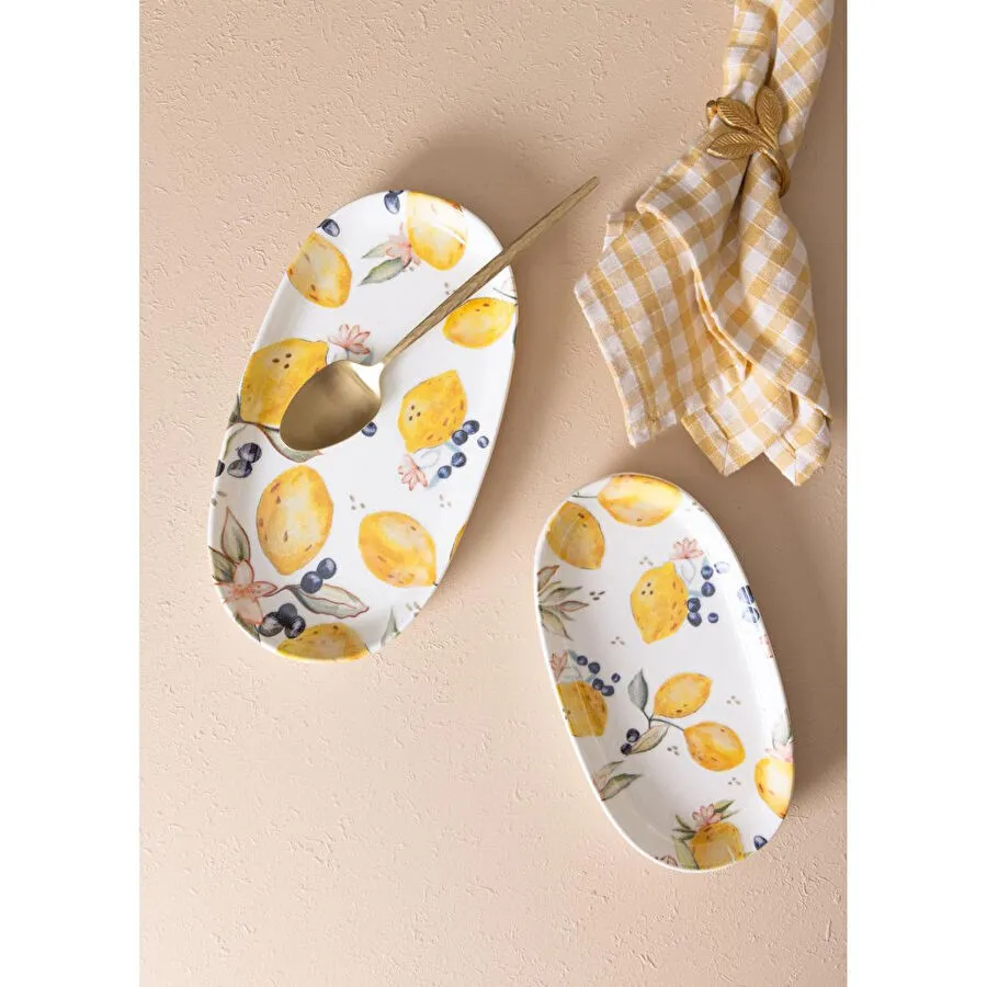 The Mia Limoncello Oval Servis 2li 21 Cm Lmn022