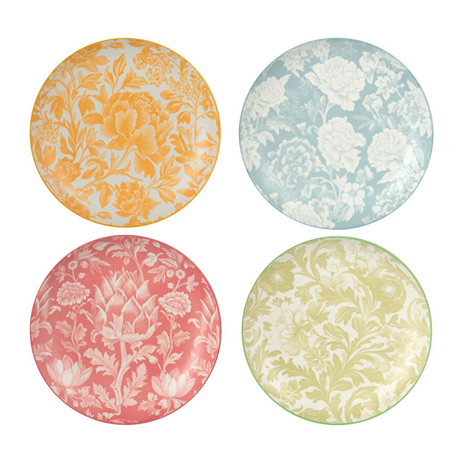 Lucky Art Aurea 4lu Seramik Tabak Seti 20cm