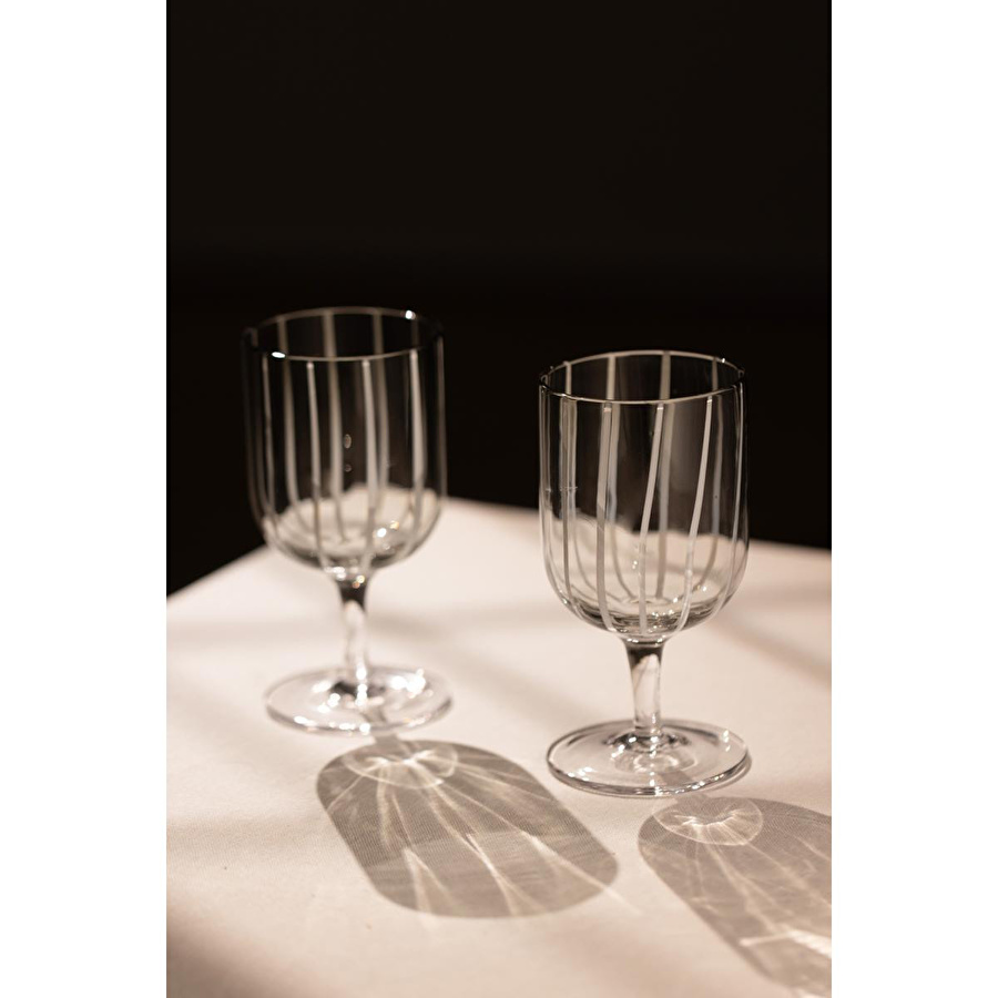 Rakle Siesta El Yapımı Kendinden Renkli 4'lü Cup Dondurmalık Seti Füme 350 Cc