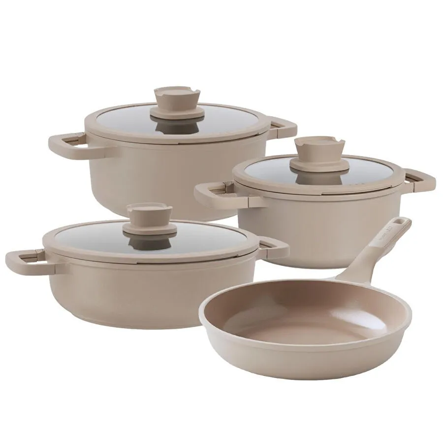 Berghoff Leo Stone 7 Parça Tencere Tava Set