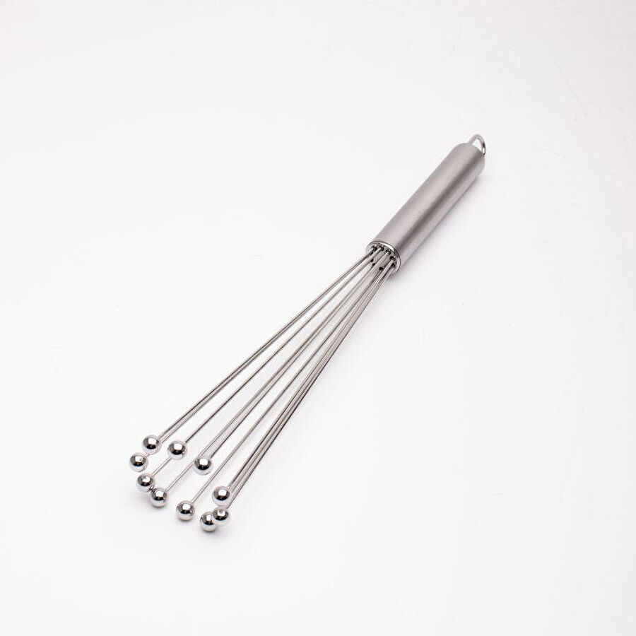 Emaylab Ayarlanabilir Paslanmaz Çelik Metal Boncuk Top Uçlu Sos Karıştırıcı Ve Yumurta Çırpıcı
