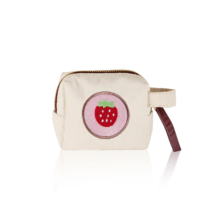 The Mia Meyve Nakışlı Çanta Çilek 14x12 Cm