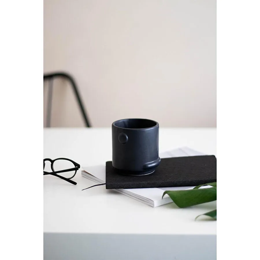 Beige & Stone El Yapımı Moro Kulpsuz Kupa Bardak