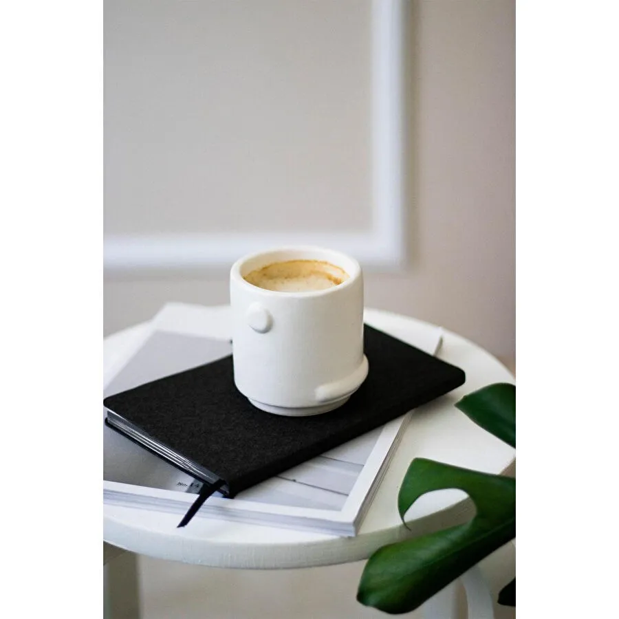 Beige & Stone El Yapımı Moro Kulpsuz Kupa Bardak