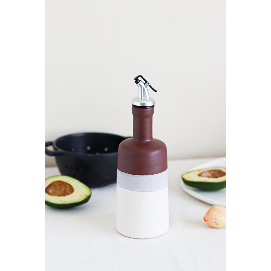 Beige & Stone Natural Stone Zeytinyağı Ve Sıvıyağ Şişesi