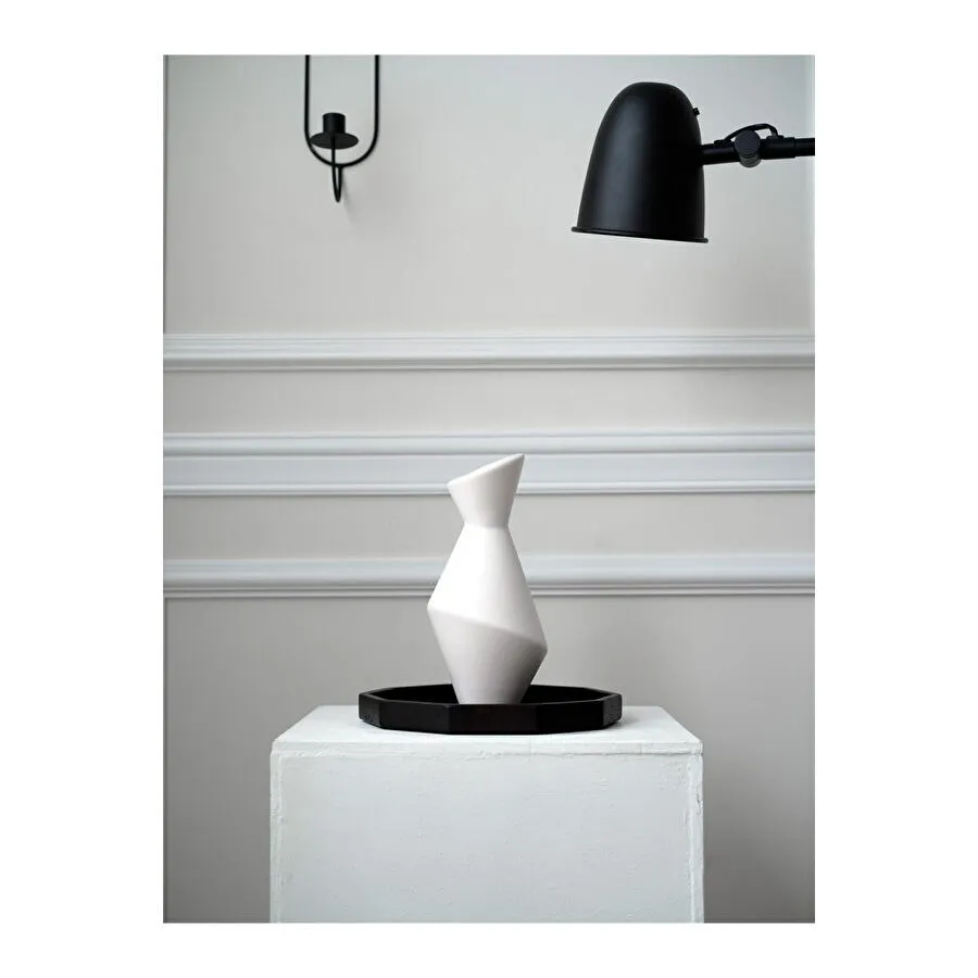 Beige & Stone Teza Iskandinav Vazo Dekoratif Obje