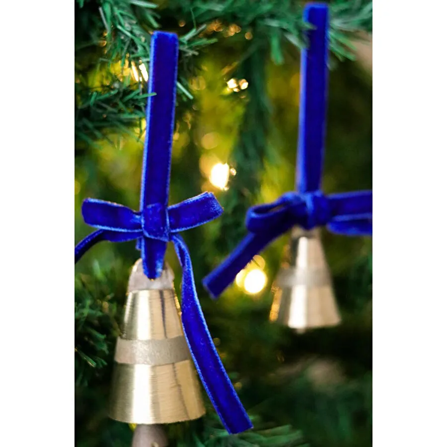 Beige & Stone X Den.ınteriors Yılbaşı Ağacı Süsü Kurdeleli Büyük Çan