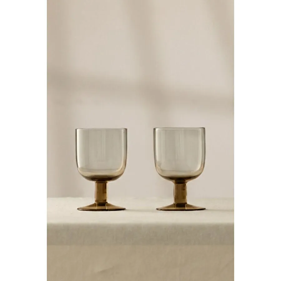 Rakle Shadow El Yapımı Kendinden Renkli 2'li Cup Dondurmalık Seti Kahverengi 320 Cc